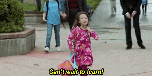 Can't wait to learn!